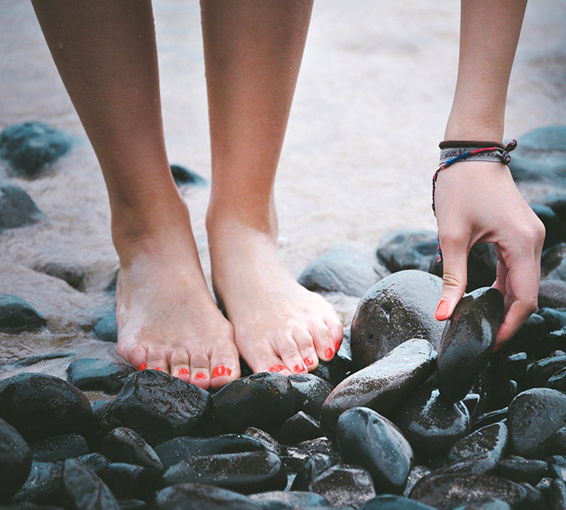 barfuss am Meer